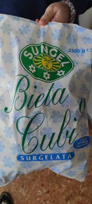 Bieta- cubi surgelati