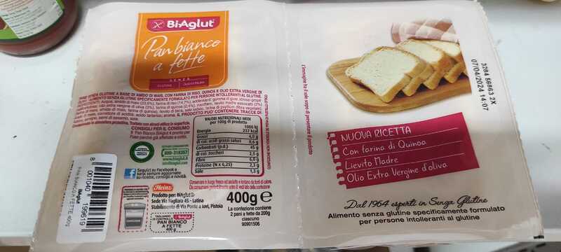pane senza glutine