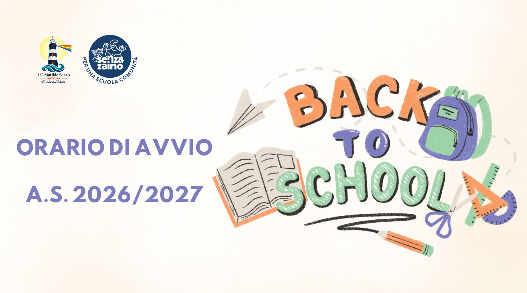 Orario avvio A.S. 2026/2027
